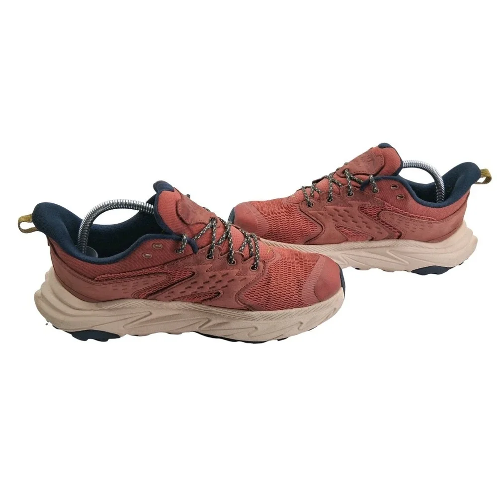 Hoka One One Anacapa 2 Low GTX Shoes Mens Size 9.5 Salmon Trail Hiking Sneakers